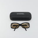 CHANEL Sunglasses plastic Black CC Auth ka3897-12