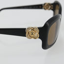 CHANEL Sunglasses plastic Black CC Auth ka3897-8