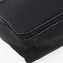 PRADA Business Bag Nylon Black Silver Auth ka390-11