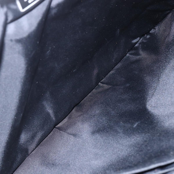 PRADA Business Bag Nylon Black Silver Auth ka390