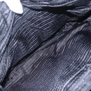 PRADA Business Bag Nylon Black Silver Auth ka390-22