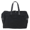 PRADA Business Bag Nylon Black Silver Auth ka390-3