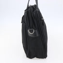 PRADA Business Bag Nylon Black Silver Auth ka390-4