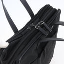 PRADA Business Bag Nylon Black Silver Auth ka390-6
