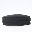 PRADA Business Bag Nylon Black Silver Auth ka390-9