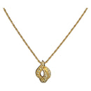 Christian Dior Necklace metal Gold Tone Auth ka3902-1