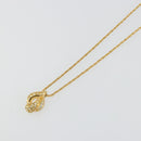 Christian Dior Necklace metal Gold Tone Auth ka3902-4