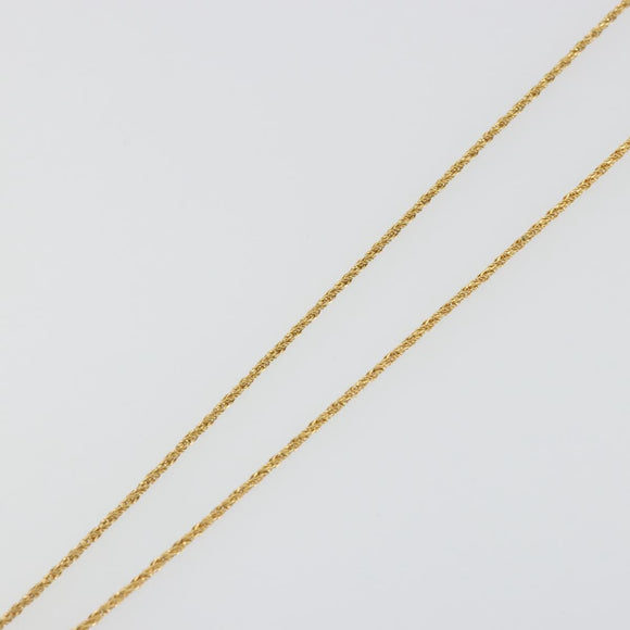 Christian Dior Necklace metal Gold Tone Auth ka3902