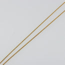 Christian Dior Necklace metal Gold Tone Auth ka3903-5