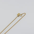 Christian Dior Necklace metal Gold Tone Auth ka3903-6