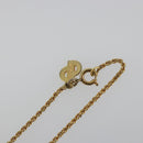 Christian Dior Necklace metal Gold Tone Auth ka3903-7