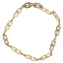 Christian Dior Givenchy Bracelet Cuffs metal 2 Set Silver Gold Tone Auth ka3904-7