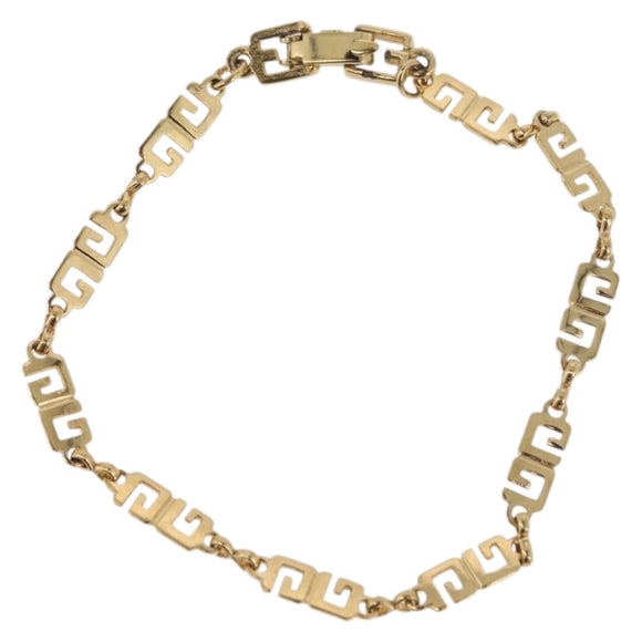 Christian Dior Givenchy Bracelet Cuffs metal 2 Set Silver Gold Tone Auth ka3904