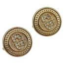 Christian Dior Earring metal Gold Tone Auth ka3906A-1