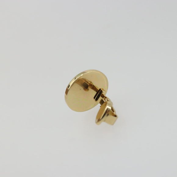 Christian Dior Earring metal Gold Tone Auth ka3906A