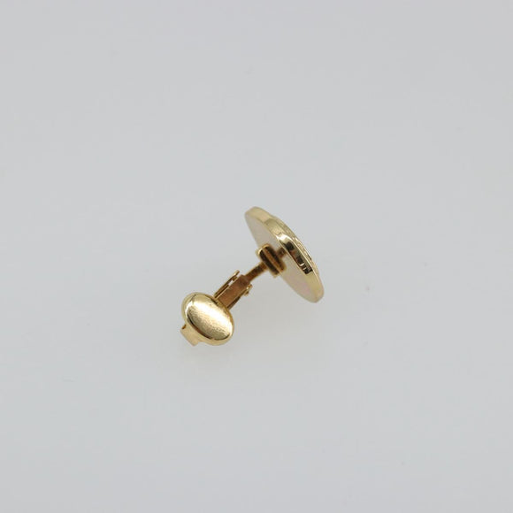 Christian Dior Earring metal Gold Tone Auth ka3906A