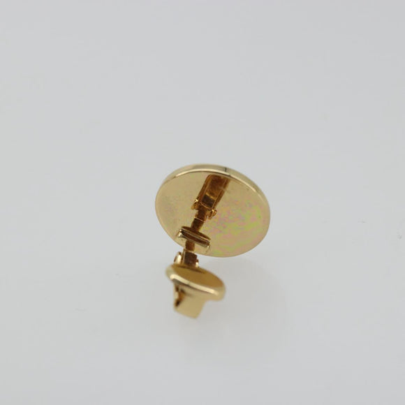 Christian Dior Earring metal Gold Tone Auth ka3906A