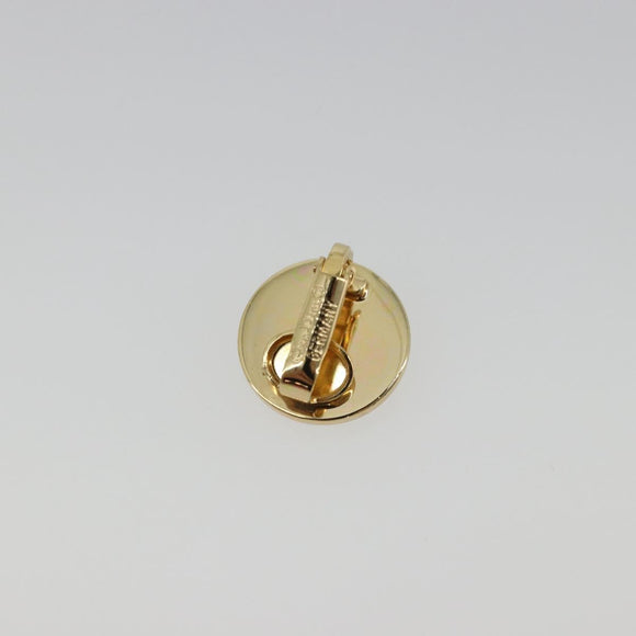 Christian Dior Earring metal Gold Tone Auth ka3906A