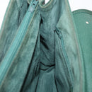 GUCCI Hand Bag Leather Gold Green 000 113 0274 Auth ka3909-21