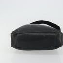 GUCCI Bamboo Shoulder Bag Leather 2way Black Silver Auth ka3910-5