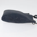 BOTTEGA VENETA INTRECCIATO Shoulder Bag Leather Navy 161623 Auth ka3911-4