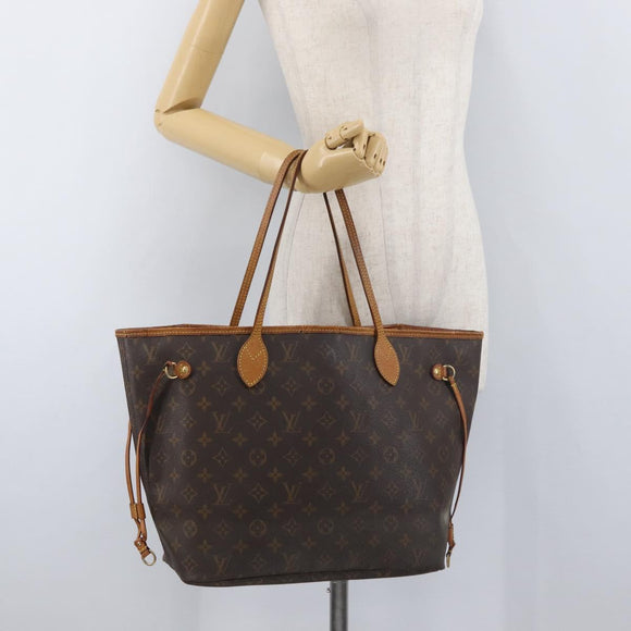 LOUIS VUITTON Monogram Neverfull MM Tote Bag M40156 LV Auth ka3917