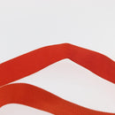 PRADA Hand Bag Nylon 2way Orange Silver Auth ka3919-14