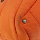 PRADA Hand Bag Nylon 2way Orange Silver Auth ka3919-16