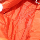 PRADA Hand Bag Nylon 2way Orange Silver Auth ka3919-11
