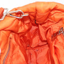 PRADA Hand Bag Nylon 2way Orange Silver Auth ka3919-21