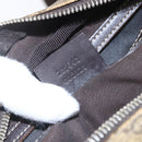 GUCCI GG Supreme Shoulder Bag PVC Brown Gold 201448 Auth ka392-12