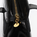 Salvatore Ferragamo Vala Hand Bag Patent leather Black Gold Auth ka3922-15