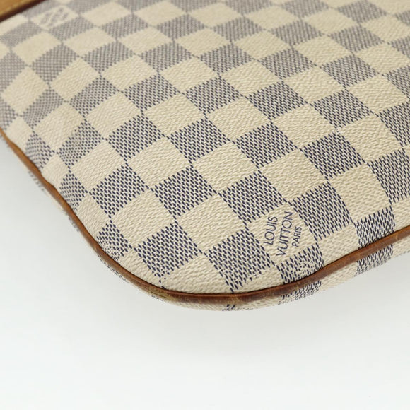 LOUIS VUITTON Damier Azur Pochette Bosphore Shoulder Bag N51112 LV Auth ka3927