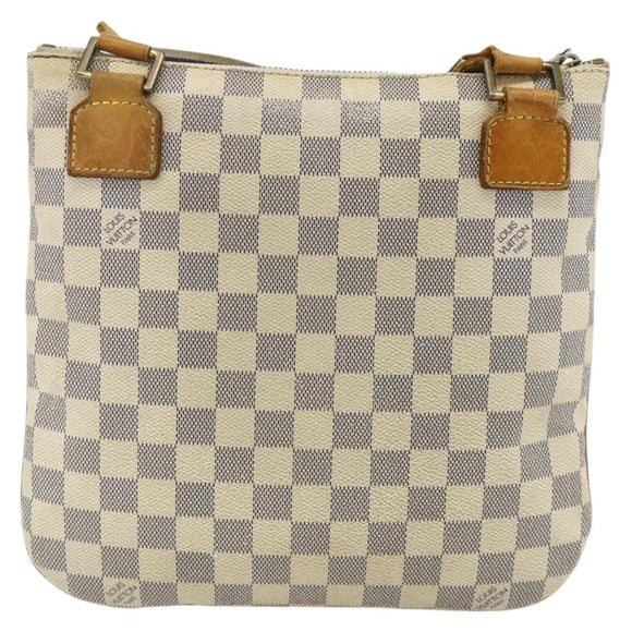 LOUIS VUITTON Damier Azur Pochette Bosphore Shoulder Bag N51112 LV Auth ka3927