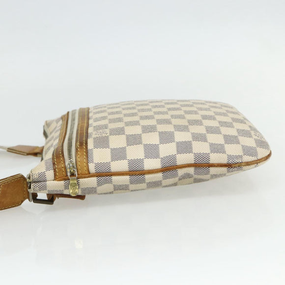 LOUIS VUITTON Damier Azur Pochette Bosphore Shoulder Bag N51112 LV Auth ka3927