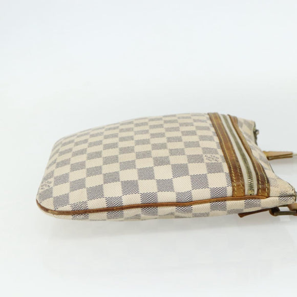 LOUIS VUITTON Damier Azur Pochette Bosphore Shoulder Bag N51112 LV Auth ka3927