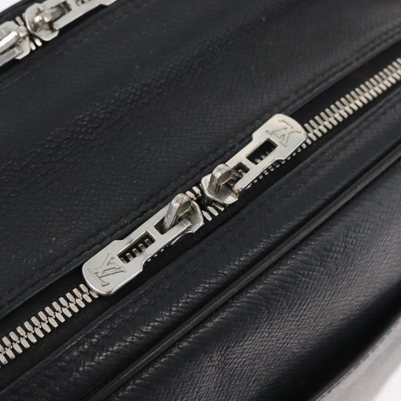 LOUIS VUITTON Taiga Reporter PM Shoulder Bag Ardoise M30154 LV Auth ka3928