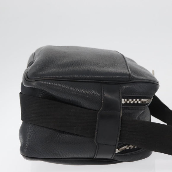 LOUIS VUITTON Taiga Reporter PM Shoulder Bag Ardoise M30154 LV Auth ka3928