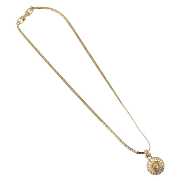 GIVENCHY Necklace metal 3 Set Gold Tone Auth ka3931