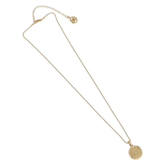 GIVENCHY Necklace metal 3 Set Gold Tone Auth ka3931