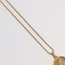 GIVENCHY Necklace metal 3 Set Gold Tone Auth ka3931-4