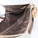 GUCCI GG Canvas Guccissima Pouch Leather Pink Gold 212203 Auth ka3934-19