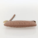 GUCCI GG Canvas Guccissima Pouch Leather Pink Gold 212203 Auth ka3934-6