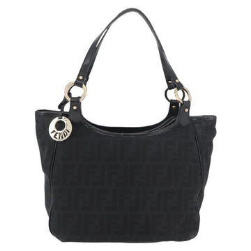 FENDI Zucca Canvas Tote Bag Gold Black Auth ka3940 - 0
