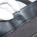 FENDI Tote Bag Nylon Blue Silver Auth ka3942-15
