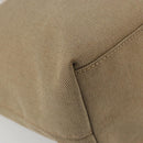 PRADA Tote Bag Canvas Beige Gold Auth ka3943-11