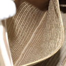 PRADA Tote Bag Canvas Beige Gold Auth ka3943-22