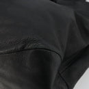 Salvatore Ferragamo Vala Ribbon Tote Bag Leather Black Auth ka3944-10