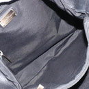 Salvatore Ferragamo Vala Ribbon Tote Bag Leather Black Auth ka3944-16