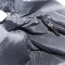 Salvatore Ferragamo Vala Ribbon Tote Bag Leather Black Auth ka3944-18